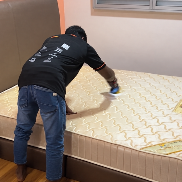 Bed Bug Pest Control 7 step-3-sccrubbing